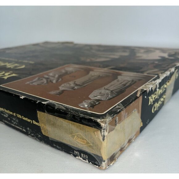 1959 RENAISSANCE CHESSMEN Chess Set 833 Board Booklet & Box BY E.S. LOWE Vintage - Picture 14 of 15